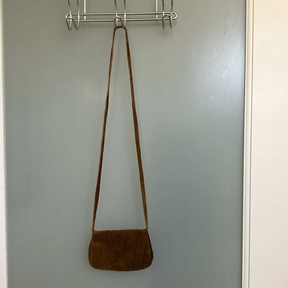 A vintage suede small purse.